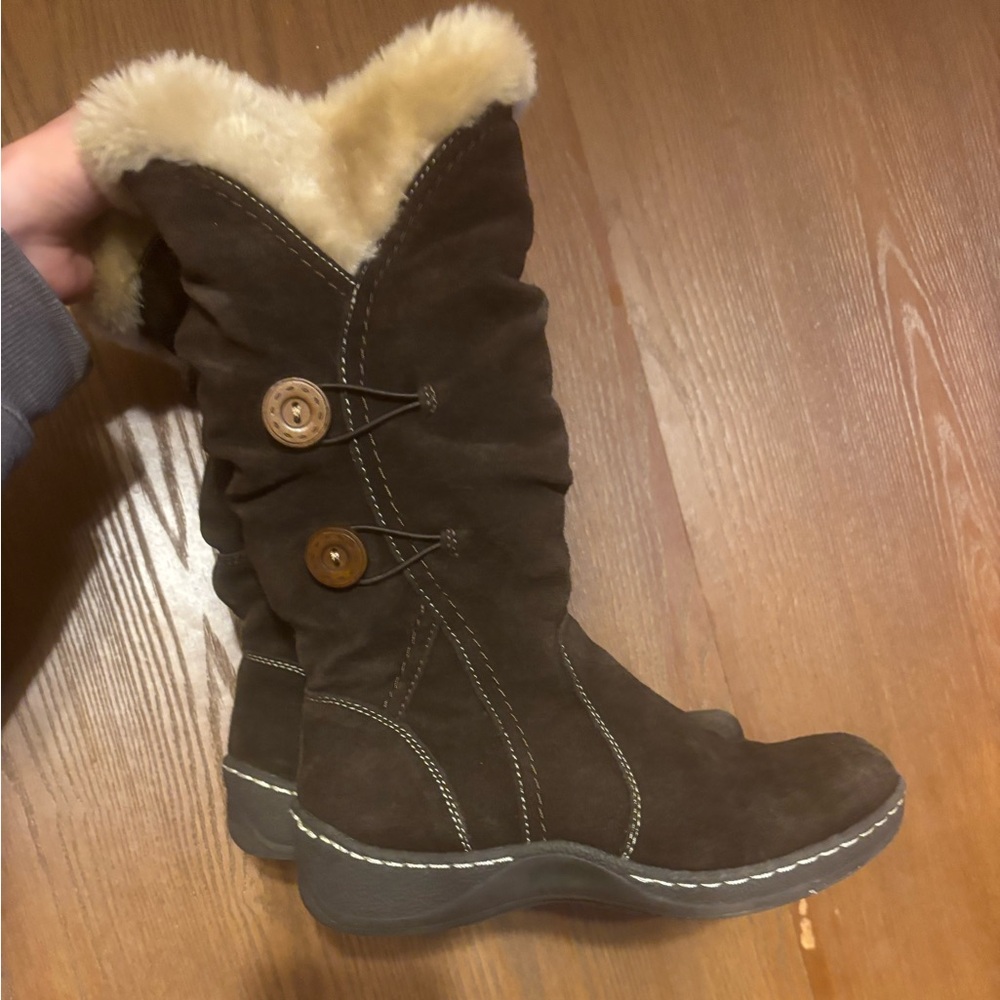 Fur boots
